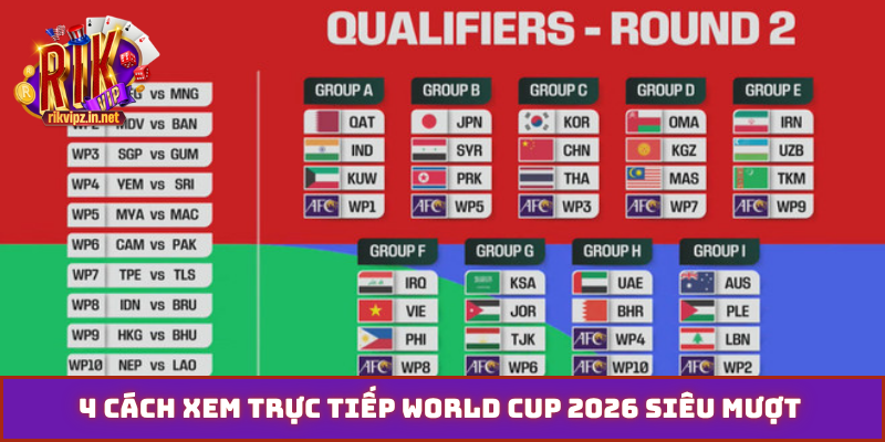 4 cách xem trực tiếp World Cup 2026 siêu mượt