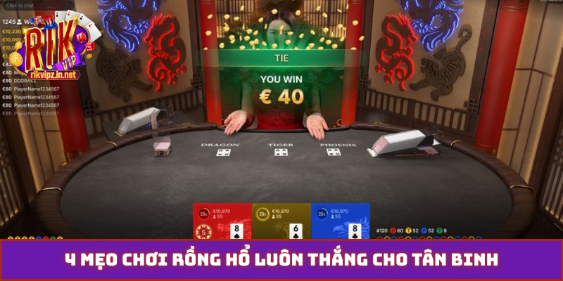 4 mẹo chơi rồng hổ luôn thắng cho tân binh