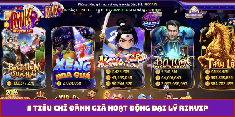 5 tiêu chí đánh giá hoạt động đại lý Rikvip